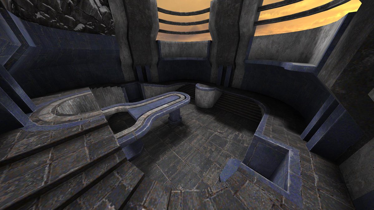 annihilazor's tweet photo. Made two new DMM4 Arenas for #Quake. https://t.co/m4uqA77x03