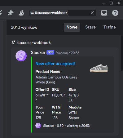 Happy to see 3k+ on success webhook 🥳 whop.com/slucker
