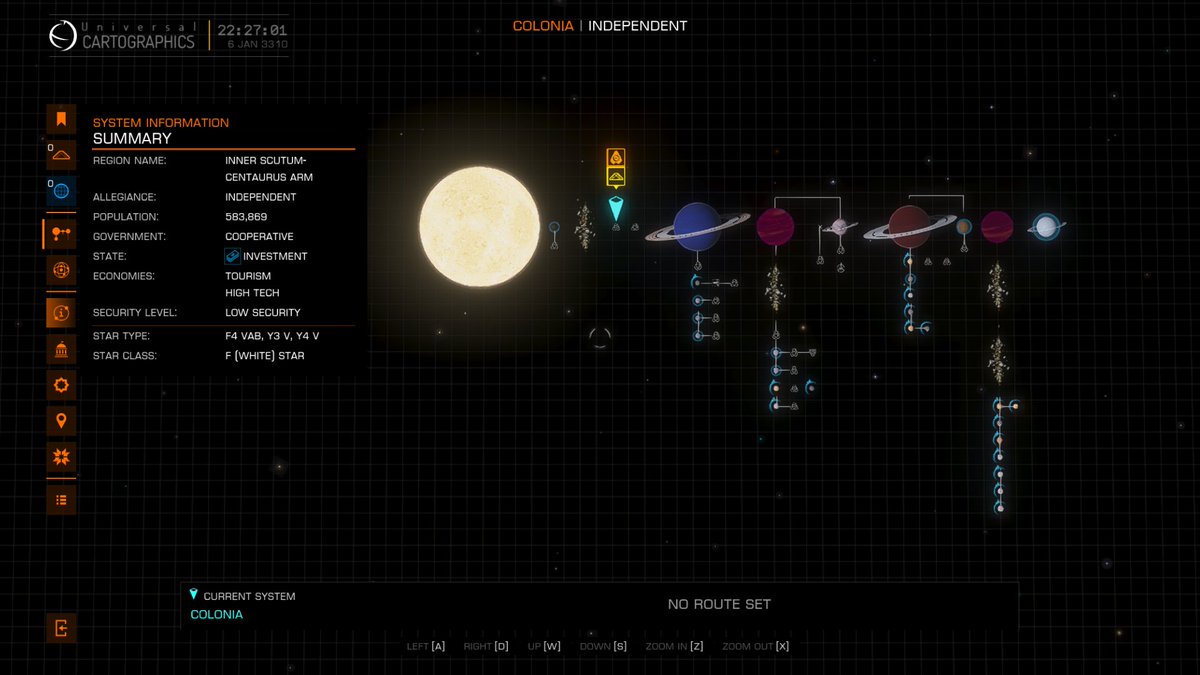 OrientObject's tweet photo. Finally made it to Colonia in #elitedangerous. Nice to be back in civilization after a few months in the black. Soooo much to do out here. https://t.co/Wg8RBgyPxY