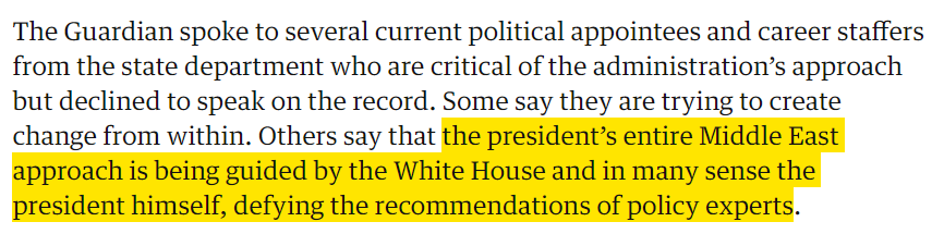 BMarchetich's tweet photo. Another report has US officials saying that the disastrous course the US is charting on Israel-Gaza is the singular decision of Biden himself, defying expert advice. 
https://t.co/aRHaIShwxm https://t.co/VnwJPLACYL
