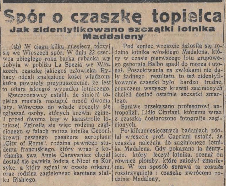 Wiadomosci_'s tweet photo. 8 stycznia 1934
#Bydgoszcz Zabił młotem przyjaciela i znęcał się nad trupem
#Zakopane Potworna zbrodnia w Chochołowie
#Rzym Nietypowy spór o czaszkę człowieka
#Fiji Ludożercy chcieli pożreć naukowca na świąteczny obiad, ale ten użył fortelu i włączył #radio https://t.co/3OJjGvnv26