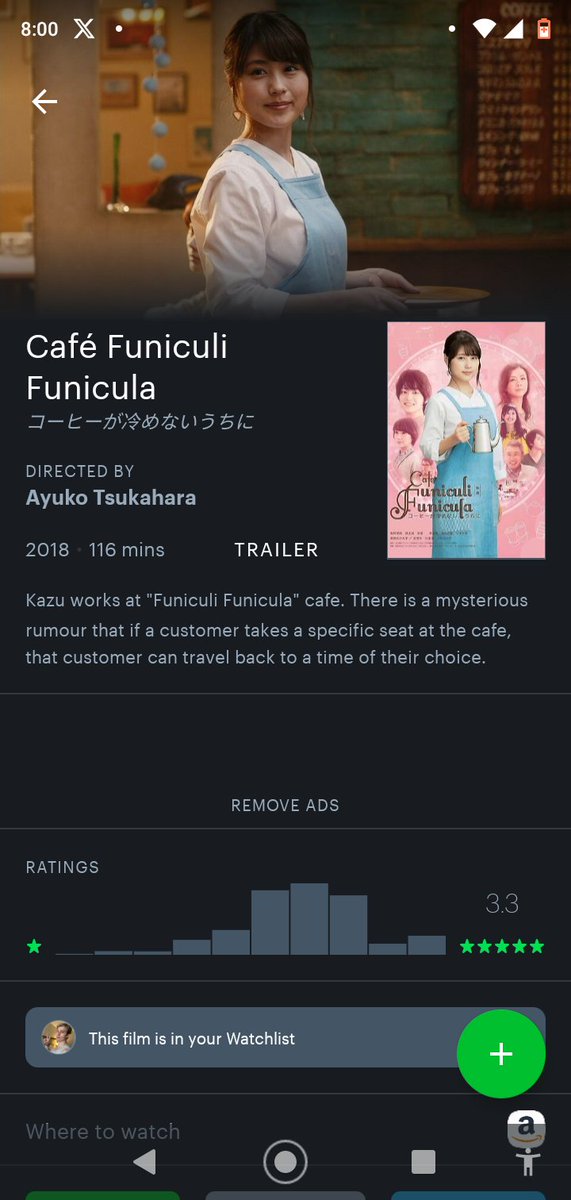 ifavhatake's tweet photo. vcs tbm sabiam q o livro "antes q o café esfrie" tbm tem adaptação em filme????? https://t.co/n0Rdmq3B7b