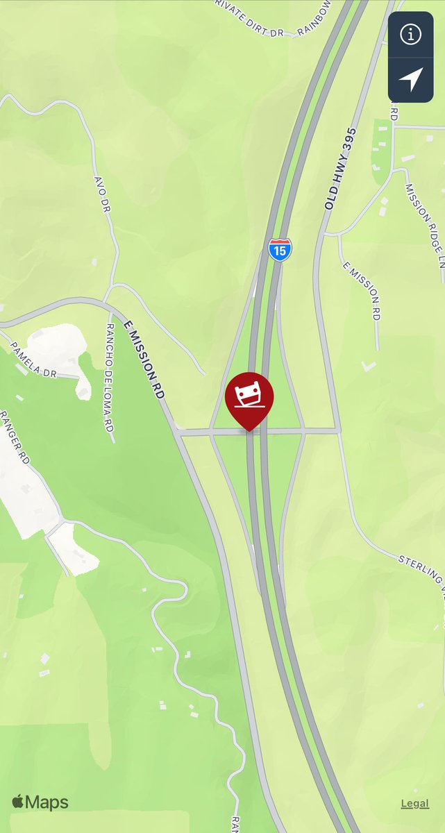 NorthCountyFire's tweet photo. @NorthCountyFire is on scene of a rescue traffic collision in the area SB 15 Freeway, south of South Mission Road in Fallbrook. Lane #1 is blocked. #FreewayIC https://t.co/QCzfip7IBM