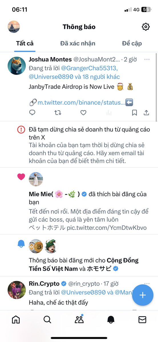 Thế giới đó đây tweet media