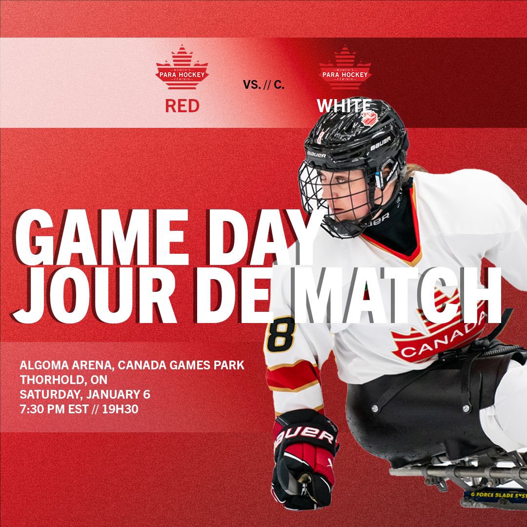 CSHWT's tweet image. 🤘 ROUNNNND TWO 🤘

Team Red looks for revenge against Team White in their second and final scrimmage of National Team selection camp.

The game gets going at 7:30 PM EST at Algoma Arena and is open to the public! See you tonight!

#ParaHockey #WomensSports #TeamCanada #Hockey