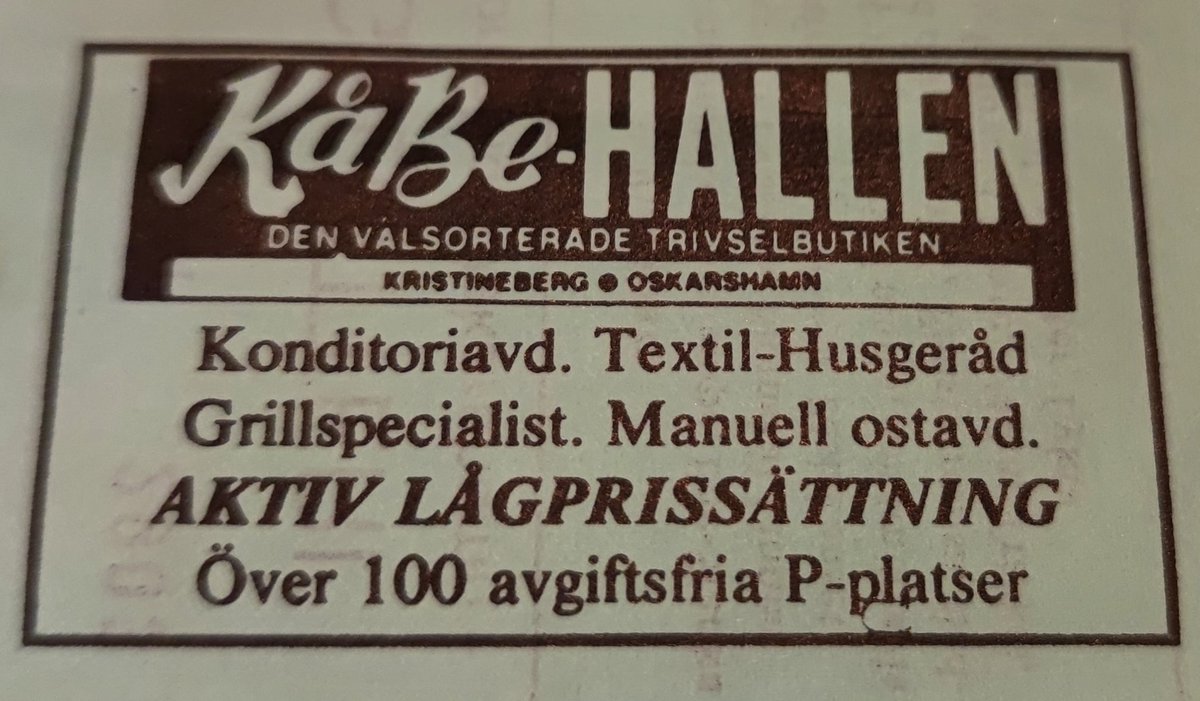 MagnusFernstrom's tweet photo. Du såg det på twitter (X) först.
Nostalgi reklam från #kåbehallen i #kristineberg #oskarsham
#ica #affär #handel #reklam https://t.co/gkhRsCJ12g