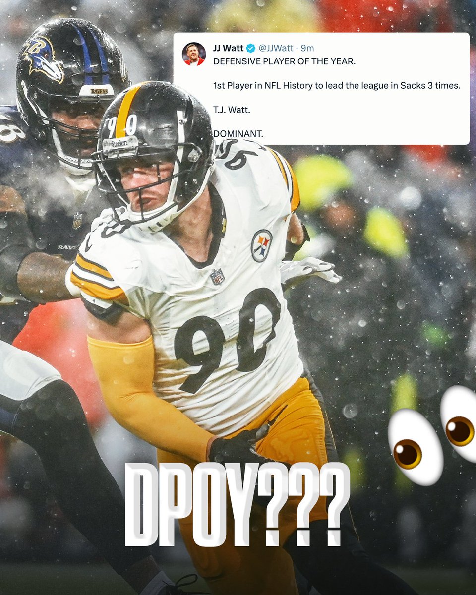 Who else is picking T.J. Watt for defensive player of the year?