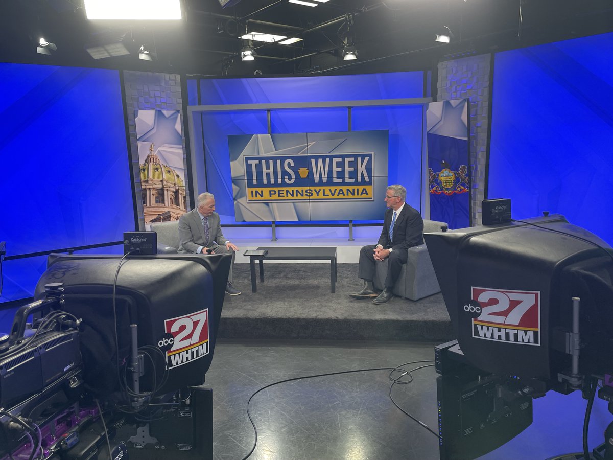 Secretary Redding recently joined @Owens_abc27 for a 'This Week in Pennsylvania' segment to discuss the 2024 #PAFarmShow in Harrisburg.

Tune in to the airing this Sunday!