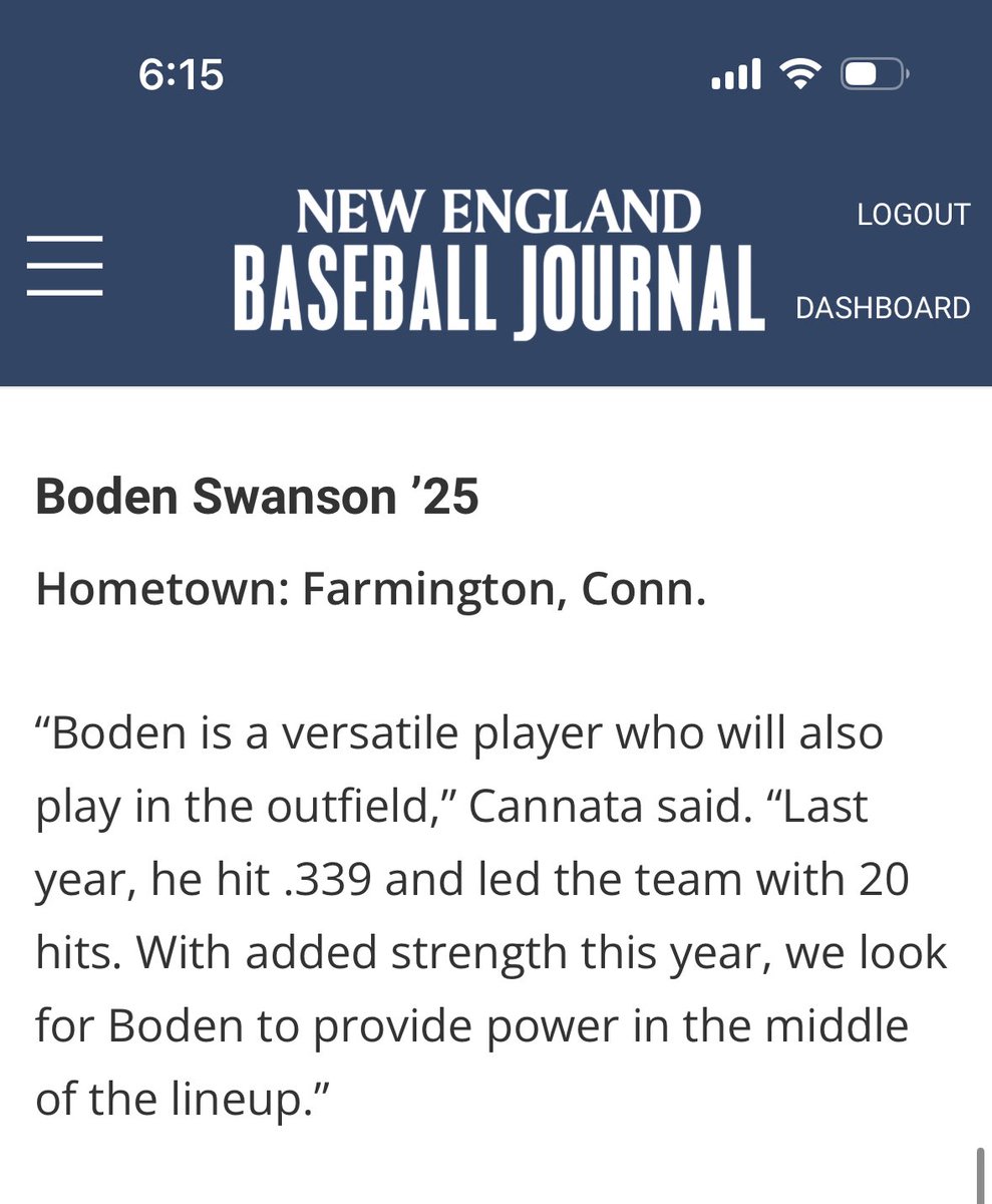 boden_swanson's tweet photo. Thank you @NE_Baseball for the write up. Looking forward to the spring and summer season! @MVPNEBaseball https://t.co/frPYoXlsOj