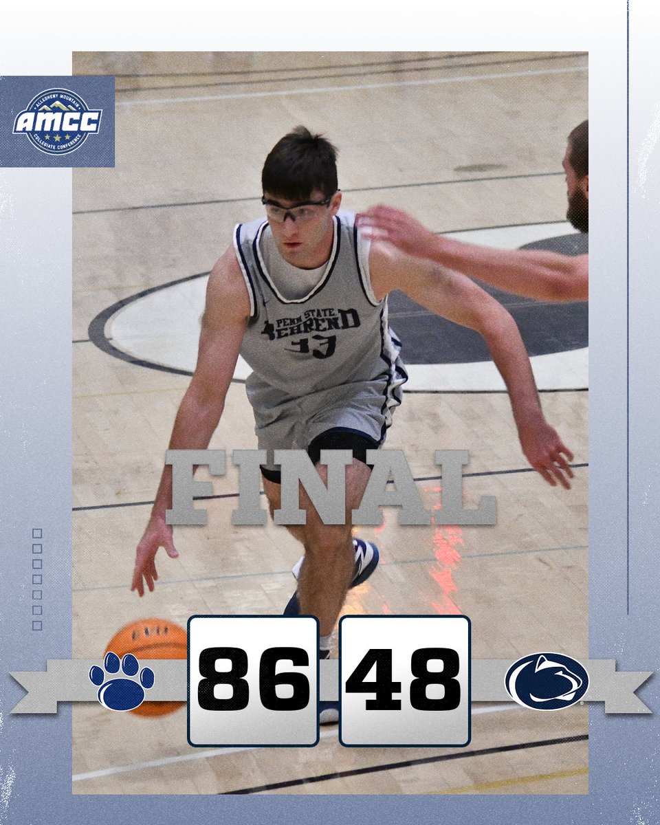 VICTORY!!

Behrend takes down Altoona 86-48 to move to 8-5 on the season.

The Lions shot 56% from the field, led by Matt McDonough with 28 points.

Huge congratulations to Tommy DiRienzo, who added 21 points, eclipsing 1,000 for his career!