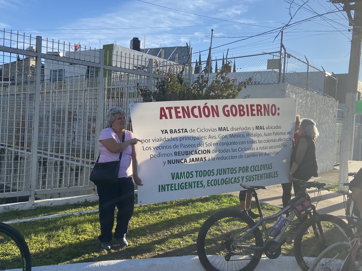 Conozcan a la gente que atenta contra el derecho a la ciudad de todas las personas, quienes no quieren que los ciclistas circulen con seguridad, quienes no quieren perder su privilegio al carro