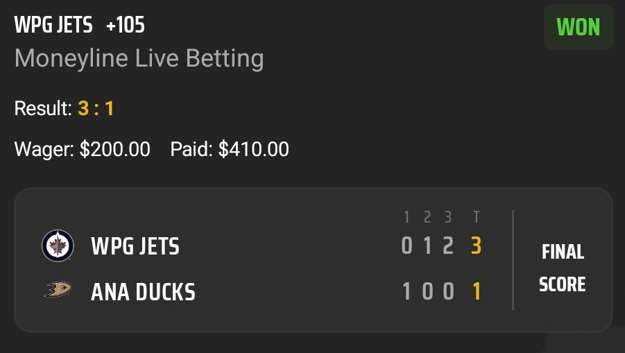 With football season nearing its end, ive taken a gander at NHL..... and i think im gonnna keep an eye on it. Too much value, especially live betting value.