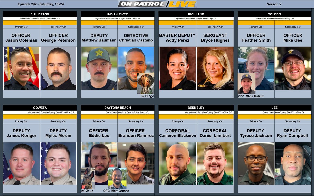 Tonight’s lineup and we will have lots of updates in #FirstShift. . . #OPLive