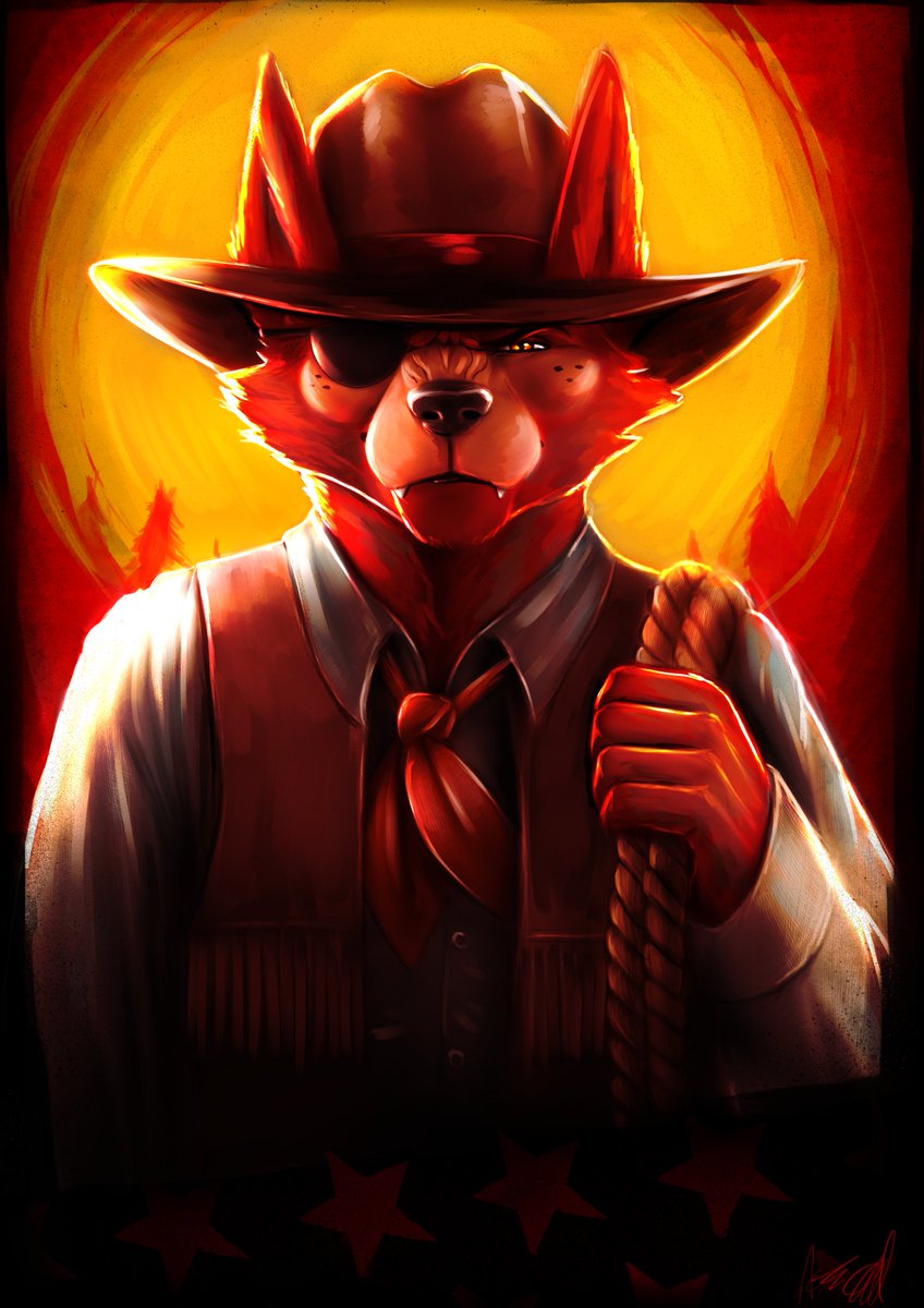 thewebsurfer97's tweet photo. Cowboy Foxy #FNAF https://t.co/L3UVv6YnZk
