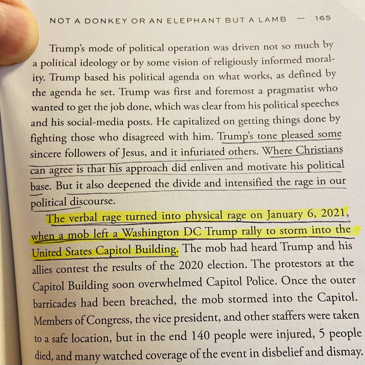 DerekVreeland's tweet photo. January 6 is both #TheEpiphany and the anniversary of the storming of the Capital Building.
It’s a contrast between the politics of King Jesus built on mercy and peace and the politics of fallen humanity built on malice and rage.
I say something about that in Centering Jesus. https://t.co/ALZizevxPY