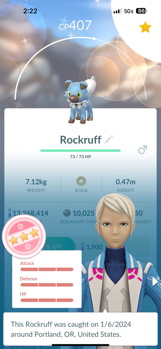 Wrong Rockruff 😂. Still a Shundo 🥳
