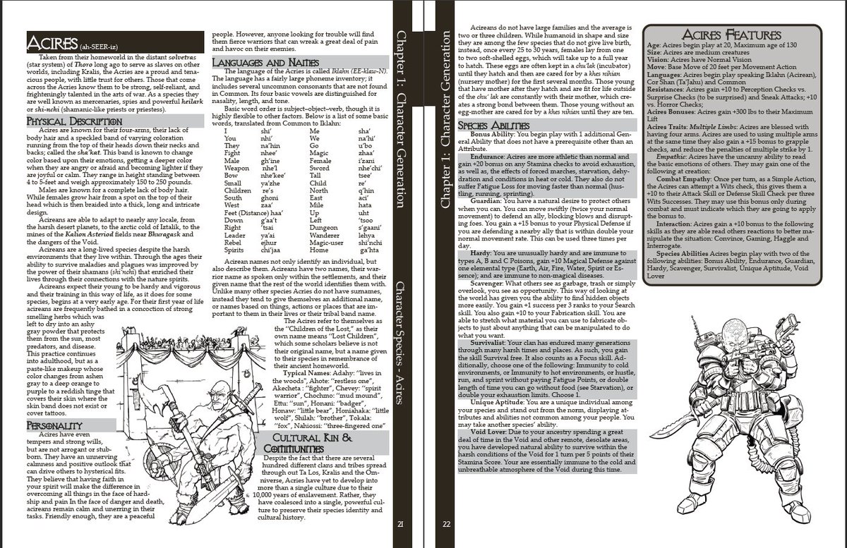 The Acires - The Species of the Void: