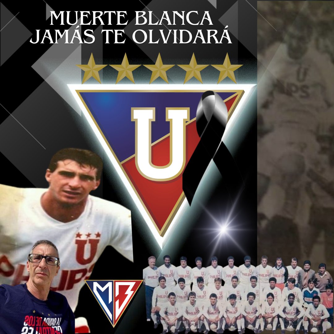 MUerteBlancaEc's tweet photo. Lamentablemente noticia que nos has llegado, Amigo, Jugador, Funebrero, una excelente persona y jugador por #LDU amigazo de todos MB vieja guardia.

Descansa Tranquilo Eterno Pollo Callejas https://t.co/yAPrJpjU1q