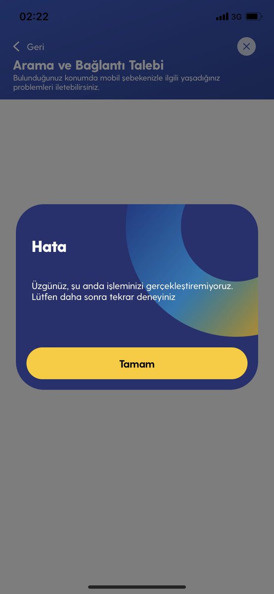 slnytkn's tweet photo. @TurkcellHizmet   2024 yılının ilk günlerinde Gaziantep’te Şehitkamil ilçesinde Turkcell hatlarda şebeke/internet problemi var. uygulamadan taleptede bulunamıyoruz. https://t.co/QT0uvUR0tX