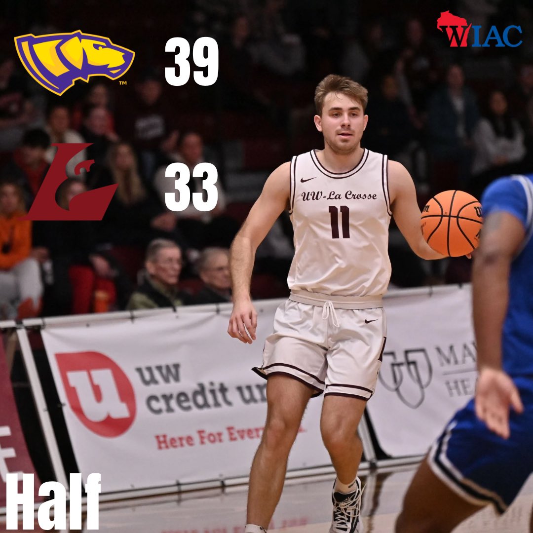 UWLEagleMBB's tweet image. Battling it out at the half. 

#TAG #conferenceplay 🦅🏀