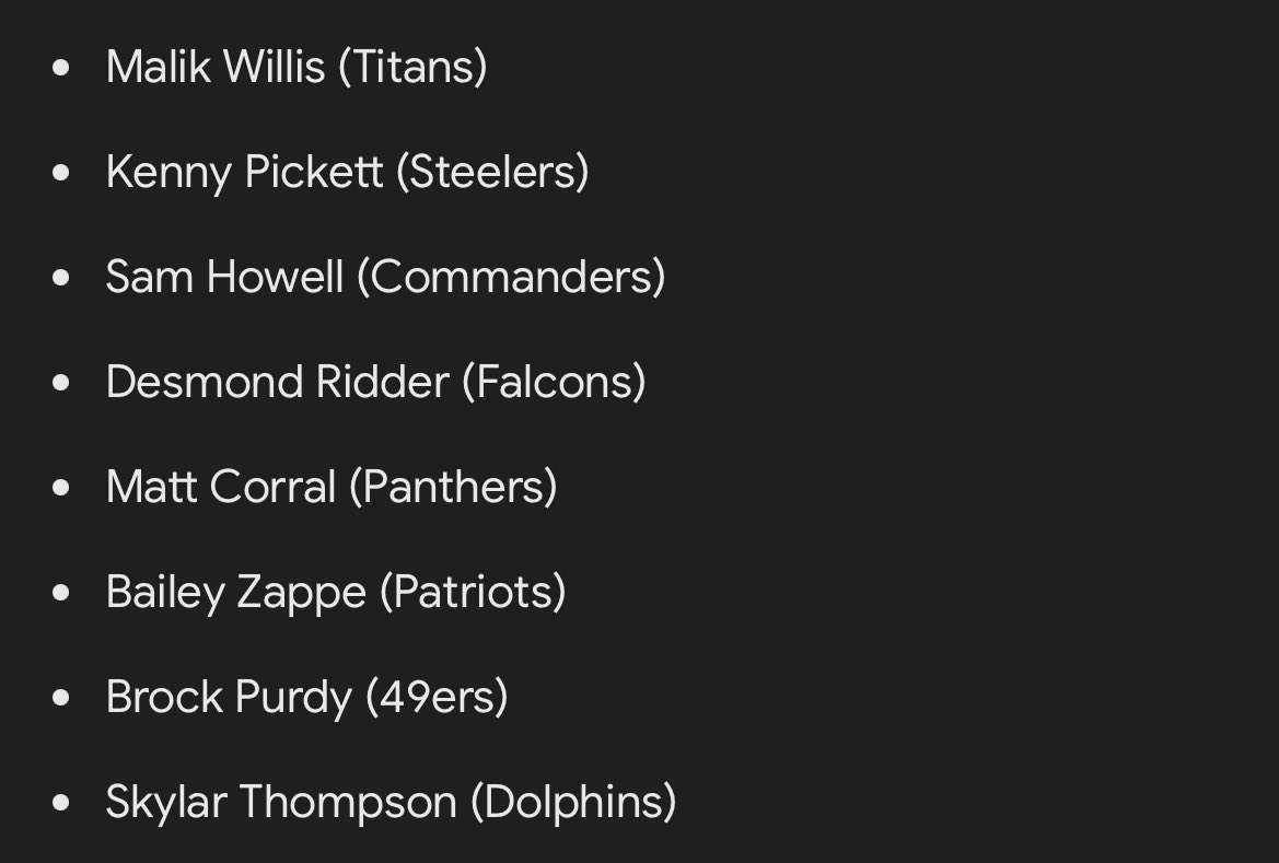 theygotdev's tweet photo. This QB class is absolutely atrocious https://t.co/i3Ndyg5dYg