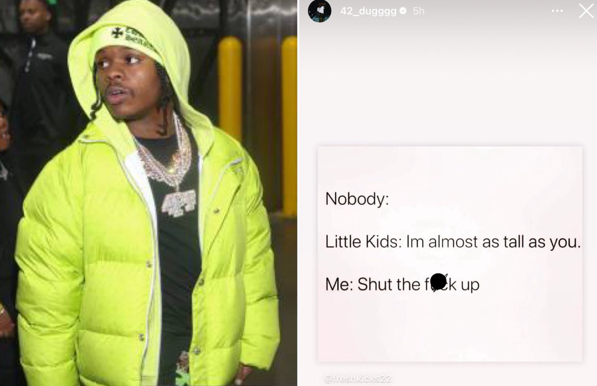 mymixtapez's tweet photo. 42 Dugg with a repost 😂 https://t.co/8cMNBp0PPT