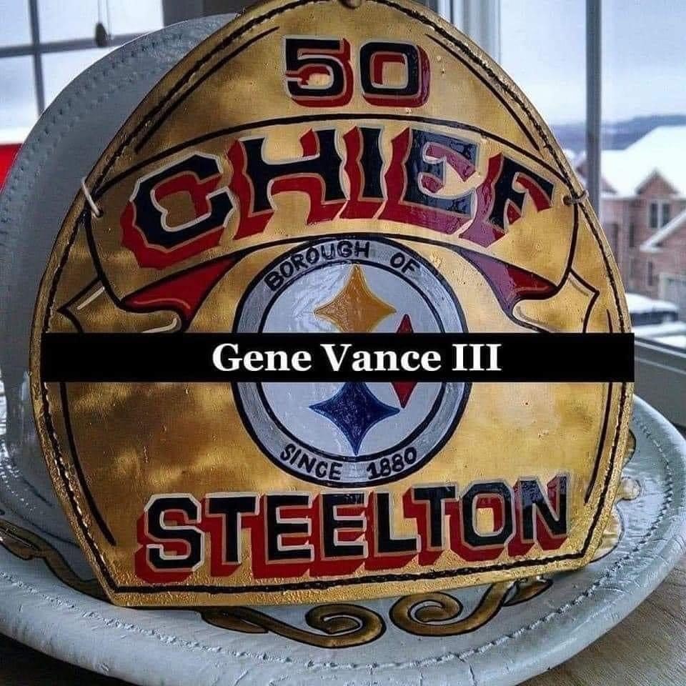 In tribute to the life of service of Steelton’s Fire Chief Gene Vance, 70, who passed away suddenly on Tuesday, Dauphin County Commissioners George Hartwick III, Justin Douglas and Mike Pries have ordered all state and county flags at county buildings to be flown at half-mast.