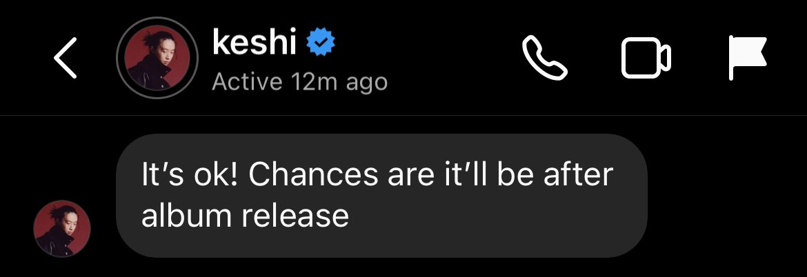 keshiupdates's tweet photo. 🚨 | @keshimusic confirms “Kiss Me Right” will NOT be on his upcoming album. However, it will be released as a standalone single after the release of #K2. https://t.co/tN8LQ983TP