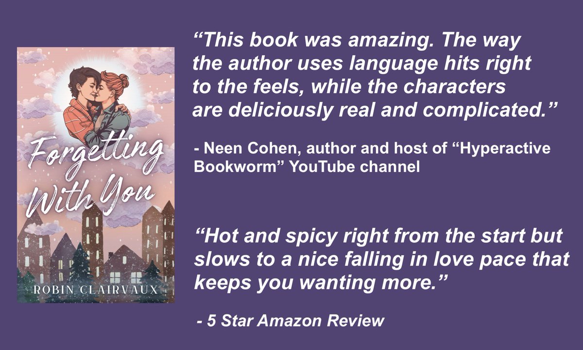 FORGETTING WITH YOU is a toaster oven, one-night-to-forever #SapphicRomance between an out-and-proud queer indigenous graphic artist and a teacher/socialite who has a startling bisexual awakening. #WLW #LGBTQReads a.co/d/hHkUSRu