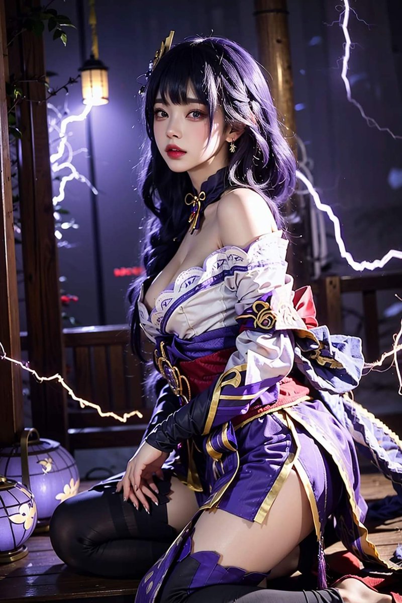 Raiden Shogun - 2 days  
#原神 #雷電将軍 #RaidenEi #GenshinImpact