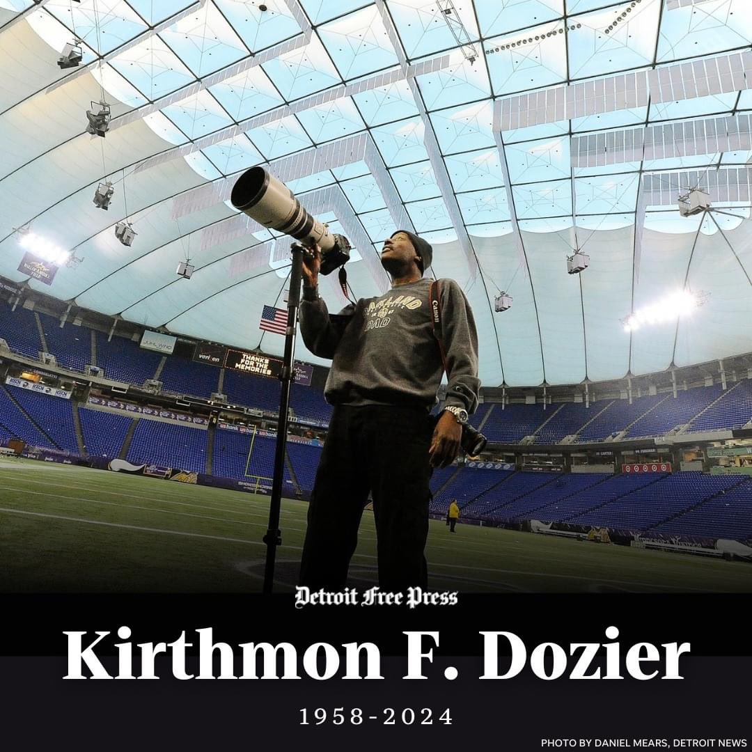 We lost one of our own Friday. 🕯 Kirthmon F. Dozier (@DozierKirt), a longtime @freep staff photographer, passed away at 65. He was an amazing colleague and an even better friend to all of us. Our hearts are with Kirt's family and loved ones during this time. 📸 @MearsDaniel