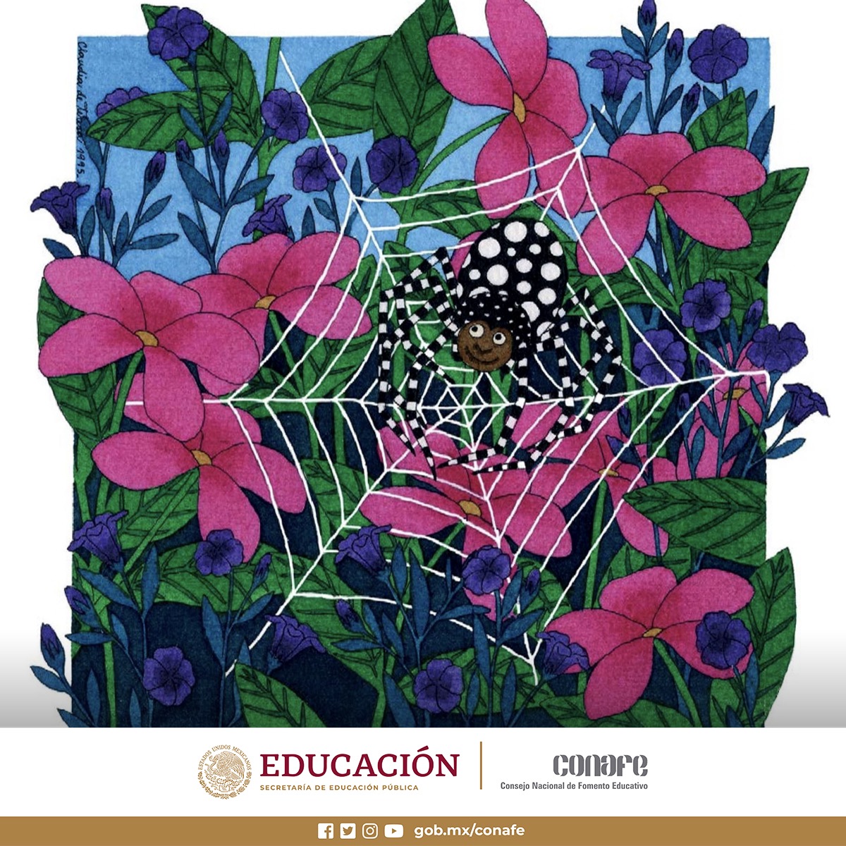 CONAFE_mx's tweet photo. Déjate sorprender por las travesuras de "La brujita Telaraña", un cuento para niñas y niños escrito por Alejandro Negrín e ilustrado por Claudia de Teresa. Historia de nuestra Colección "Pocas Letras".

Haz clic aquí:
https://t.co/8AqRVrcLmg

#LecturasCONAFE
@SEP_mx @Letamaya https://t.co/KHZmVWljPK