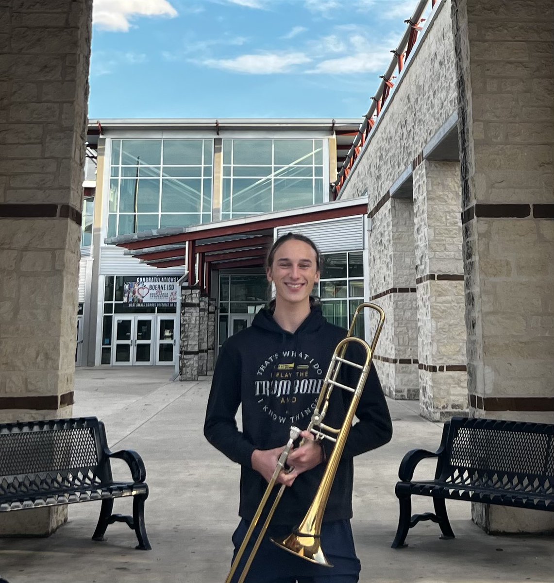 Congratulations to Senior Julius P. for placing 1st Chair at Area today!!! He earned a chair in the TMEA 5A All State Band and will perform in San Antonio next month!!! #SuccessisaChoice!!! #workethic ||:AAA:||A! #EFFORT @SamChampionHS @boernefinearts @boerneisd