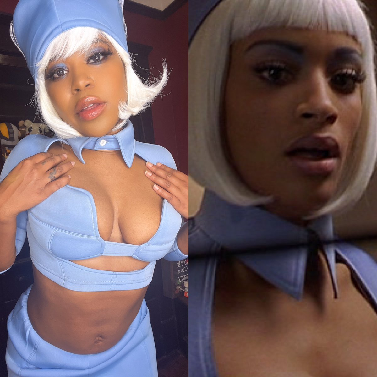 The fifth element flight attendant cosplay ✈️