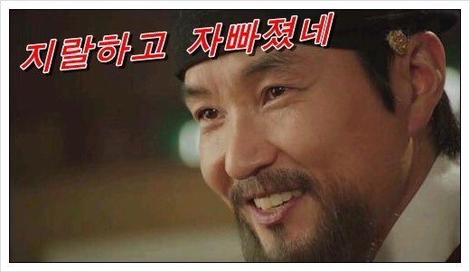 세종대왕이 외칩니다~
“지랄하고 자빠졌네~”
