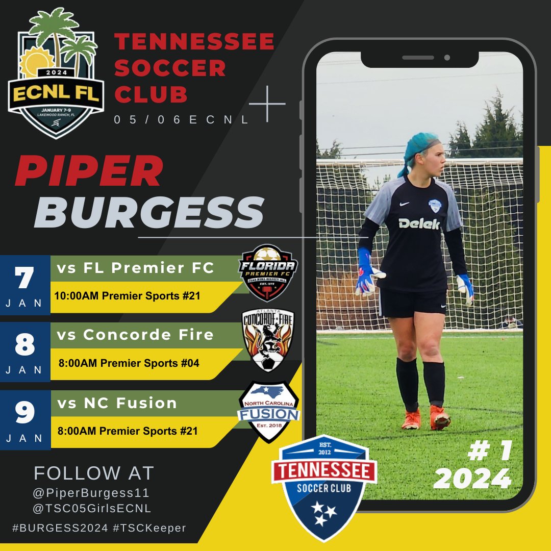 PiperBurgess11's tweet photo. It's the FINAL COUNTDOWN!! We have arrived in the 🌞state and @TSC05GirlsECNL is ready to be on pitch at 10 am!! #BURGESS2024 #TSC0506ECNL #ECNLFL #TSCKEEPER #GKunion @ECNLgirls @ImYouthSoccer @ECNLOhioValley @tnsoccerclub_GK @TheSoccerWire @PrepSoccer @CampShutout @TSCECNL https://t.co/IHzGXewOvu
