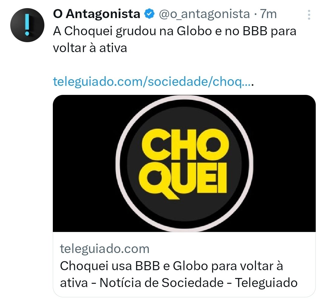 kimpaim's tweet photo. Quem garante que não foi a Globo que pediu ajuda da Choquei? https://t.co/E8NTE7SiDH