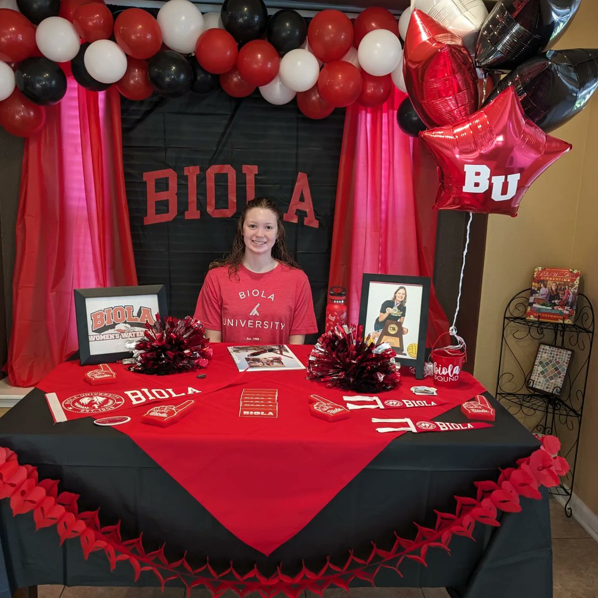 I am beyond excited to announce my commitment to Biola. I can't wait to continue my academic and athletic career. I want to thank Coach Parker for introducing me to water polo and my teammates for pushing me. I want to thank my family for supporting me. Go Eagles! #eagsup