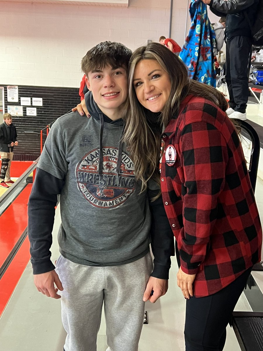 Another day of wrestling his ass off. So proud of him. 🥺