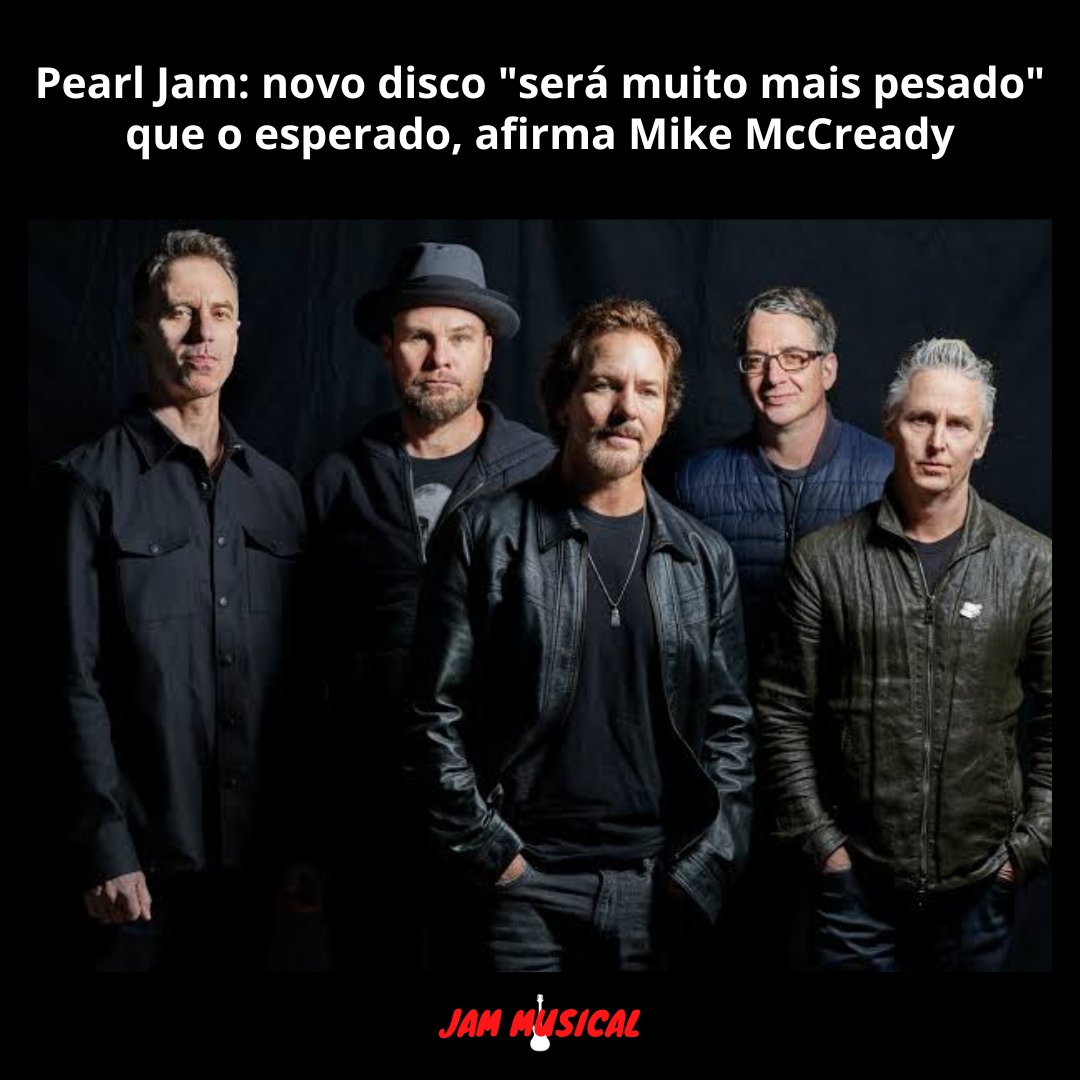 'a energia e a melodia dos nossos primeiros discos'. Veja mais detalhes no link.

jammusical.com/2024/01/pearl-…

#pearljam #rock #grunge #rockalternativo #music #musica #eddievedder #mikemccready #jeffament #mattcameron #stonegossard #boomgaspar