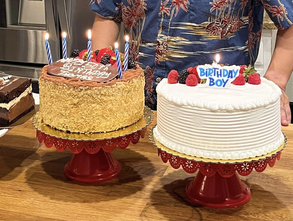 We ordered the tiramisu cake n berry cake for my husband's 50th bday. Both were a hit, beautiful n delicious. We ordered again two days later. We have found our new place to get birthday cakes :) - Violet H. 

#agouravillagebakery #agourahills #agoura #agouracafe