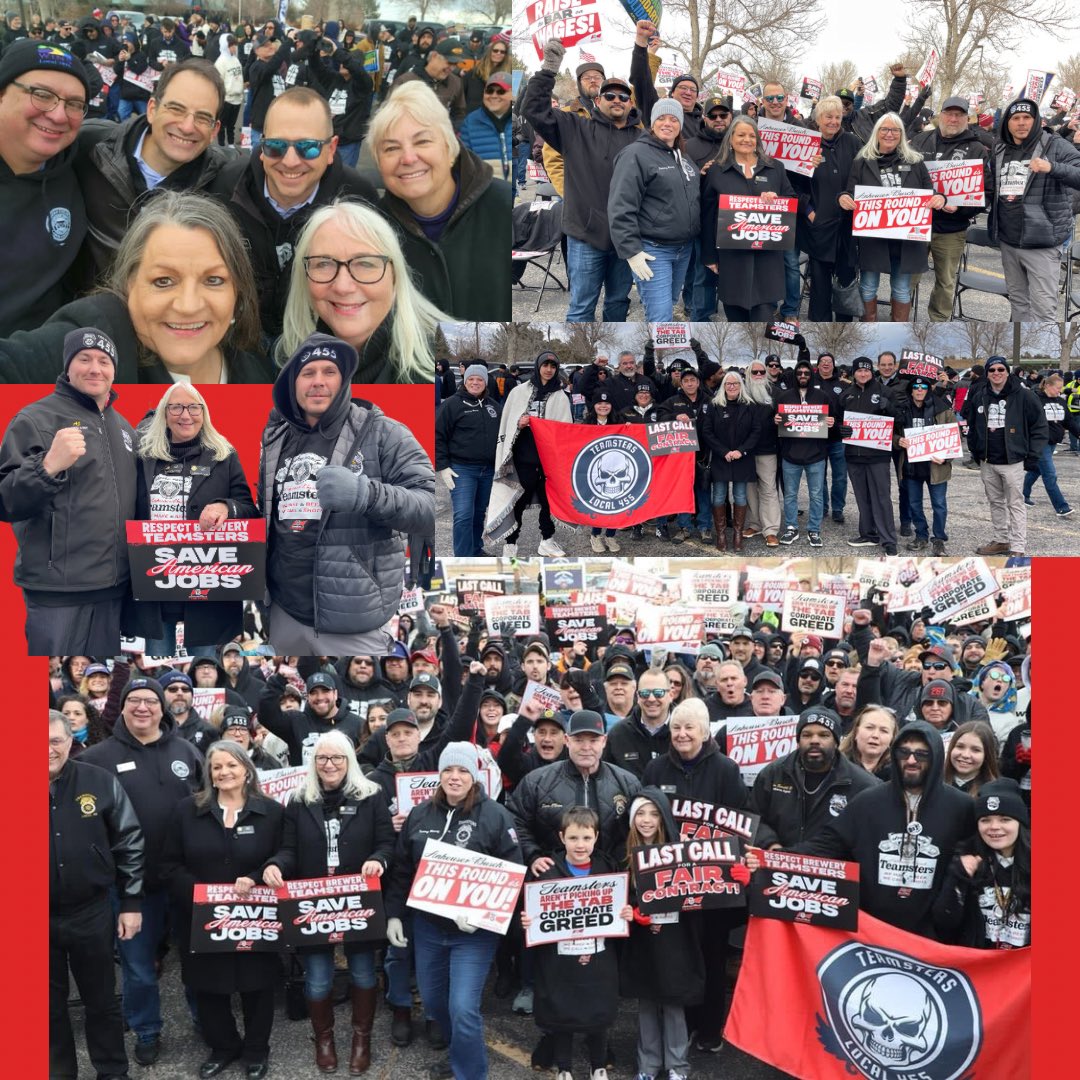 Joined @Lieder4CO @rep_boesenecker @Cathy_Kipp @pweiser @DPipefitters208 @AFLCIOCO and hundreds of @teamsters in support of a strong contract at the Anheuser-Busch Brewery in Ft. Collins