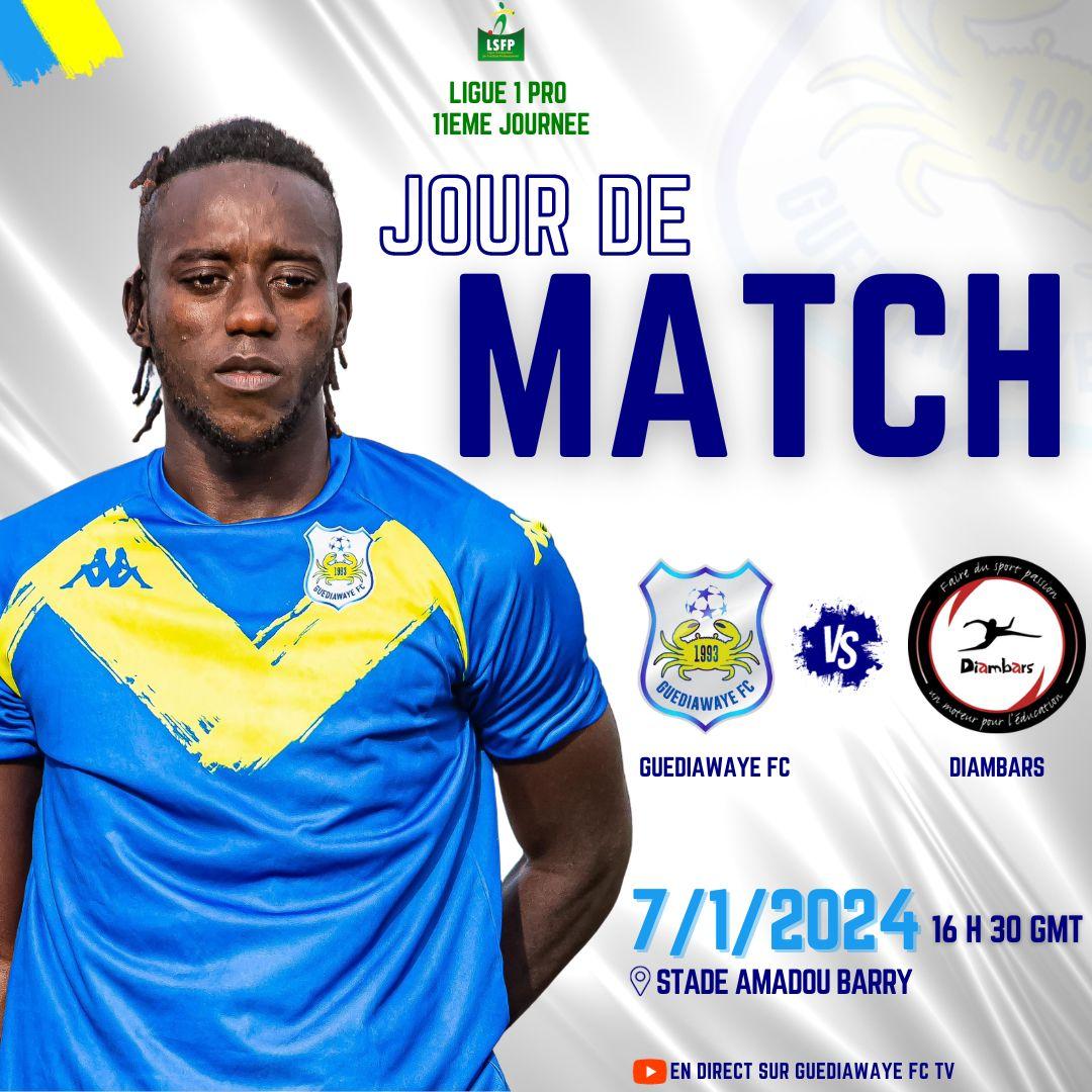 fc_guediawaye's tweet image. Jour de Match 💛💙✌🏽
#FootLocalSN #Ligue1SN 
#Guédiawaye