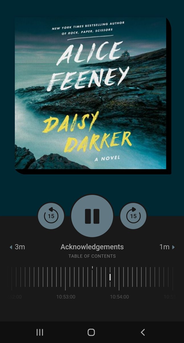 archaeonerd91's tweet photo. I just finished listening to @alicewriterland 's "Daisy Darker" and it was perfect. Scary, emotional, beautiful, favorite book I've listened to this year so far. https://t.co/LX2mE4NzV7