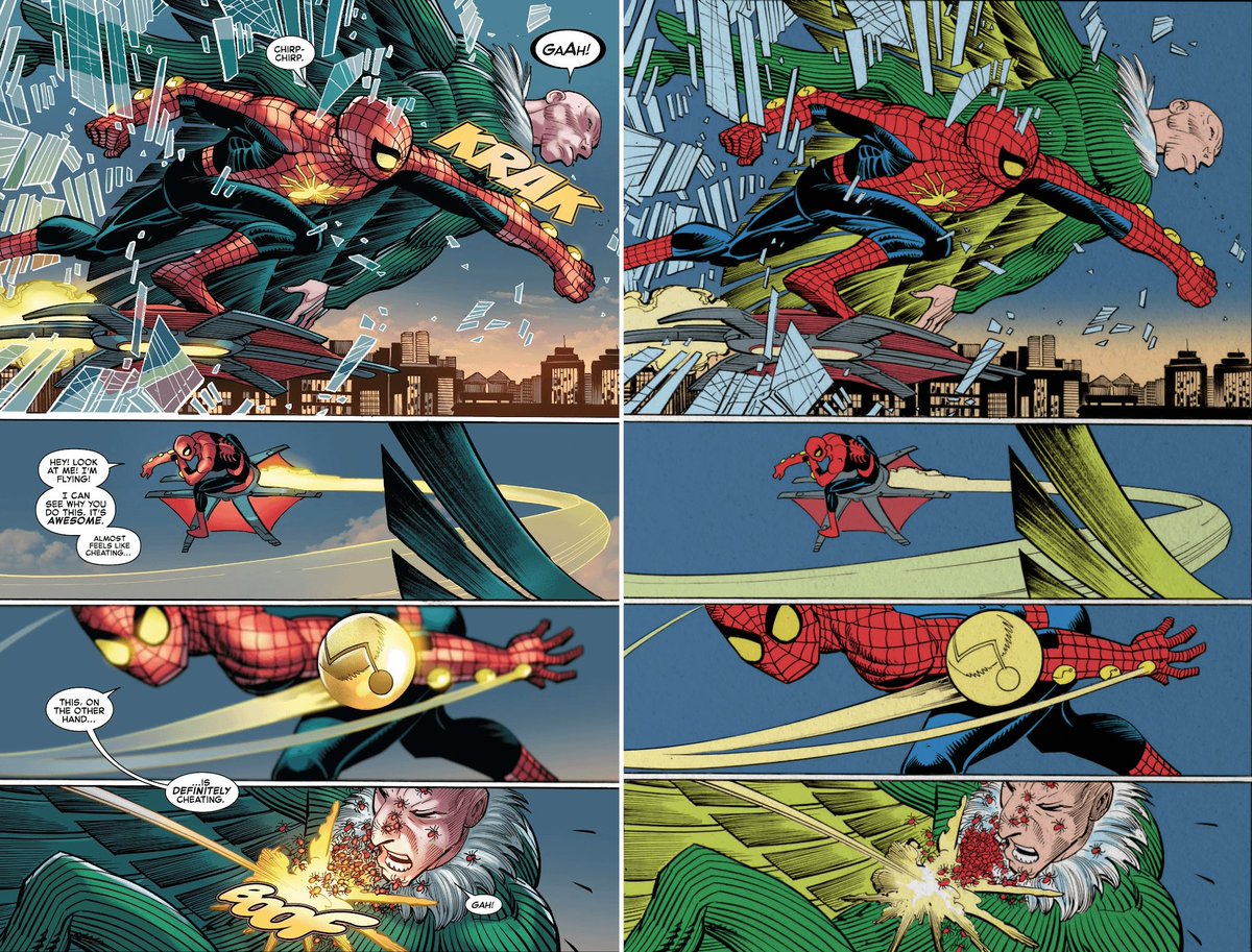 TurboStunkk's tweet image. Idk if this is a hot take or not but like 90% of comics would look better with flat colors