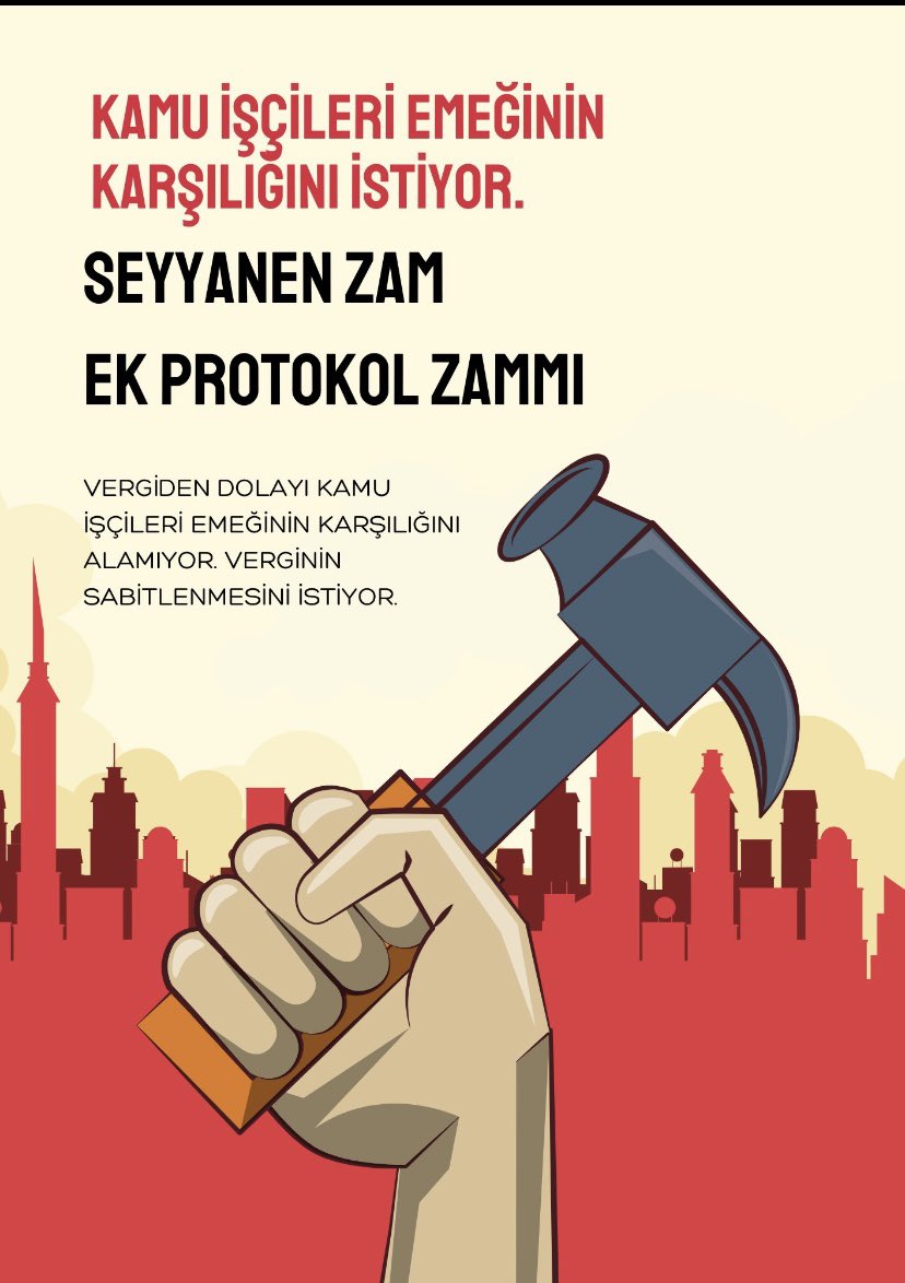 Hakannsolak's tweet photo. KAMU İ��ÇİLERİNİN EMEKLERİ KARŞILANSIN.

 #SeyyanenZamKamu
#SeyanenZam 
#kamuiscilerizamistiyo 
#kamuiscisiekzamistiyor 
#isciye8binseyyanen 
#kamuiscisimağdur 
#VergideAdalet 
#isciyeseyyanenzam https://t.co/16tm0sL1n6