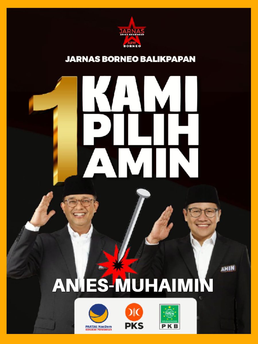 arifbalikpapan1's tweet photo. Perubahan Harus Diperjuangkan 💪😘

AMIN Menang 🥇☝️, Balikpapan Kaltim Maju, Indonesia Makmur 🥰

#AniesPresiden2024 
#AMINAjaDulu https://t.co/rg4uLS5Z5O