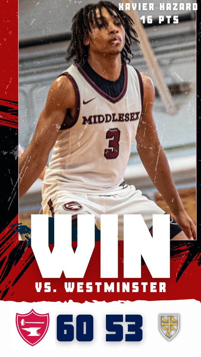 The winning streak continues, another clutch W against a very talented Westminster team‼️ Xavier Hazard ‘25 (<a href="/Xavier_Hazard3/">Xavier Hazard</a>) led the way with 16 points, <a href="/NickTeller4/">Nick Teller</a> ‘25 adding 12 points while Jules Lewis ‘26 scoring 10 points