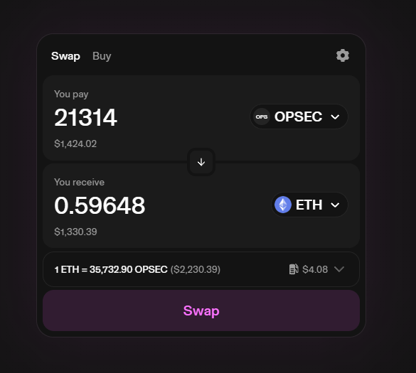 frankieweaver3's tweet photo. claimed $OpSec revenue share from staking https://t.co/SEusvoRYvB https://t.co/SqD7Wbza2t