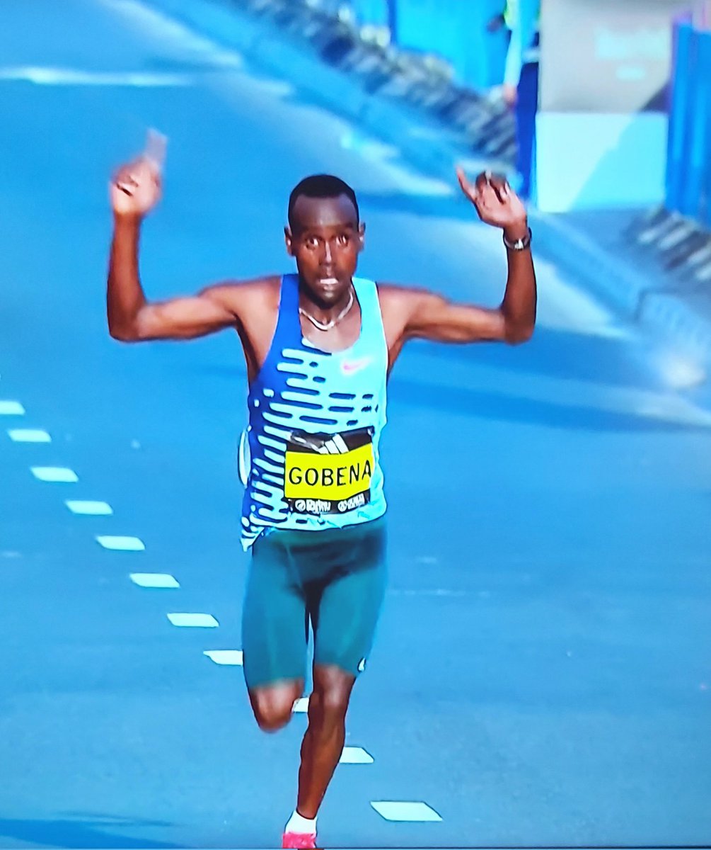 buzi2011's tweet photo. 🇪🇹 athletes secured double triumph at the 2024 @dubai_marathon Tigist Ketema set the fastest ever women's marathon debut time &amp; CR of 2:16:07, claiming victory in the women's race, while Addisu Gobena achieved a personal best of 2:05:01 to emerge as the winner in the Men's race. https://t.co/n5o6MO0hoE